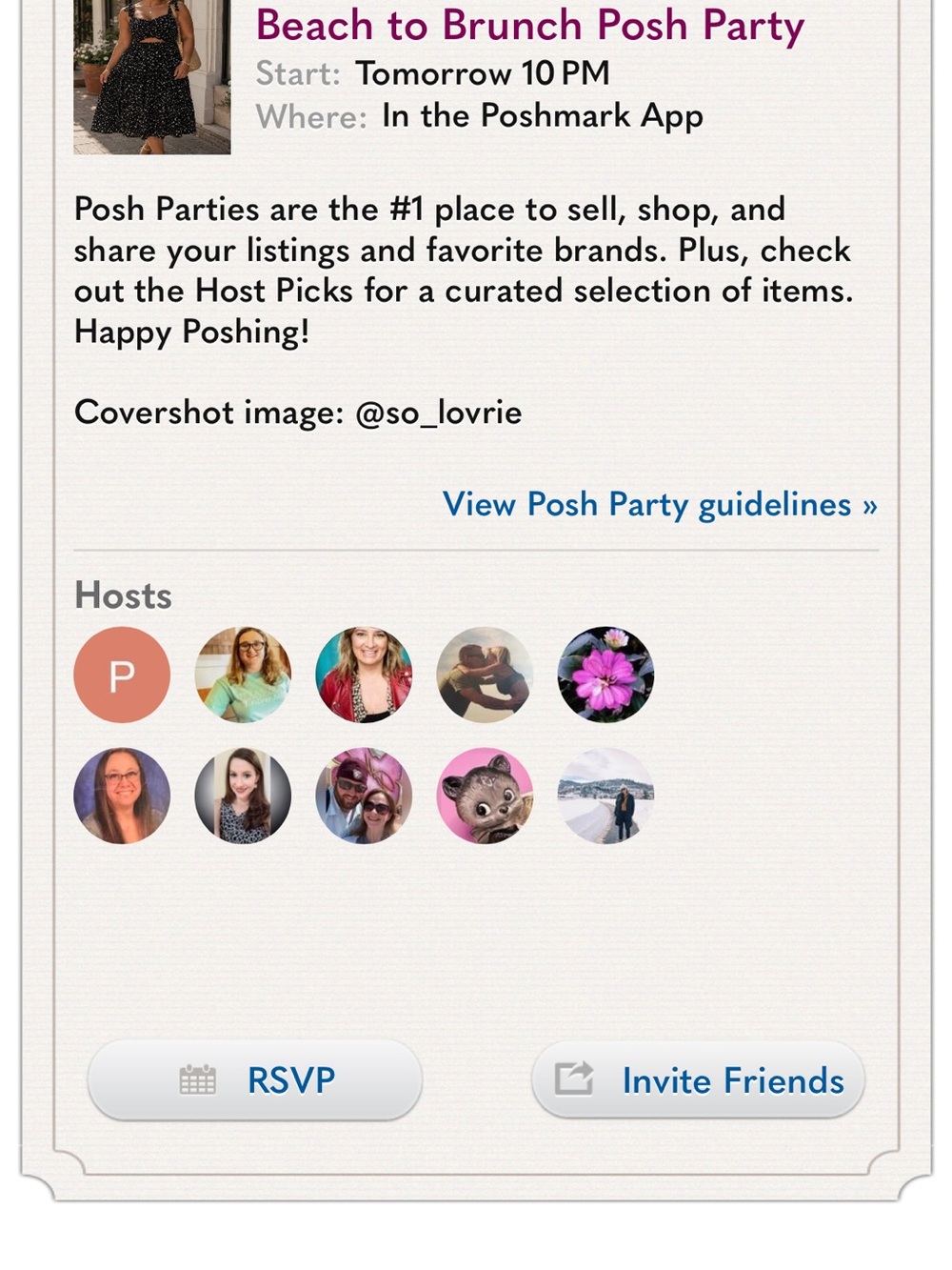 Maternity Posh Party Host